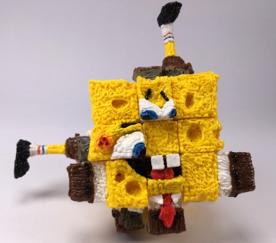 scrambled spongebob