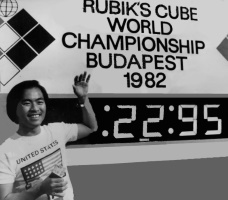 minh thai first speedcubing competition record 1982
