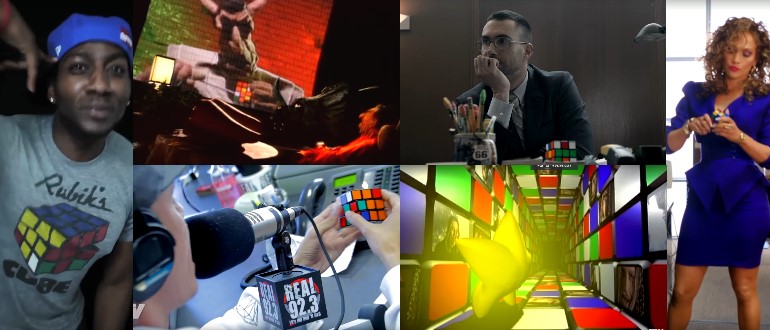 rubiks cube in music videos clips