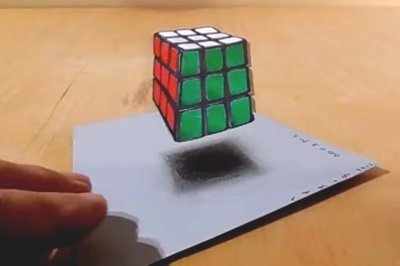 levitating cube trick