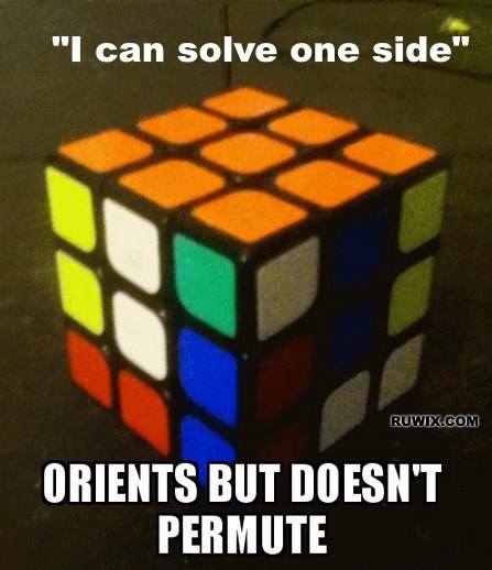 solve one side rubiks
