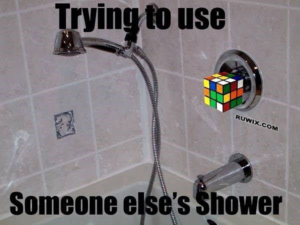 someone elses shower