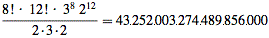 number of permutations 43 quintillion