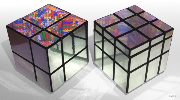 2x2x2 mirror cube blocks