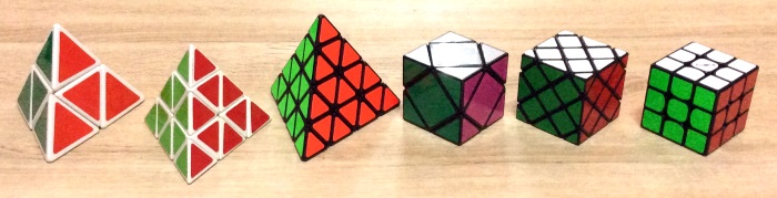 pyraminx 2x2 4x4 skewb family