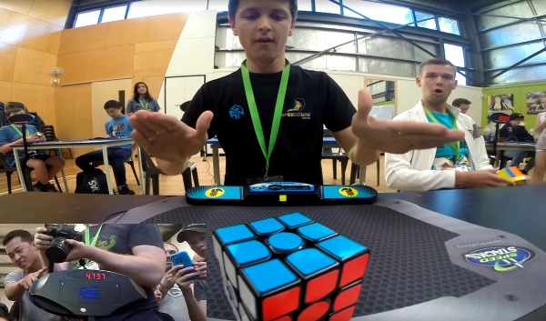 Feliks Zemdegs Rubiks Cube World ecord 2016 4.73 seconds