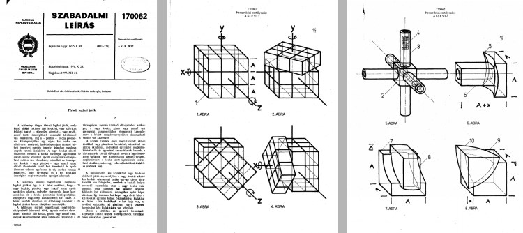 hungarian rubiks cube patent from 1975
