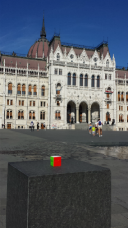 hungarian parliament rubiks cube