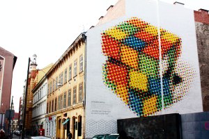 Rubik's Cube mosaic rubikubism