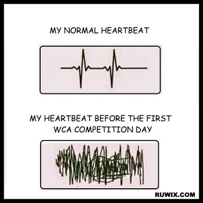 heartbeat before competition