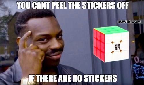 you cant peel stickers off