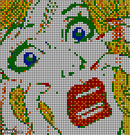 rubiks mosaic scared
