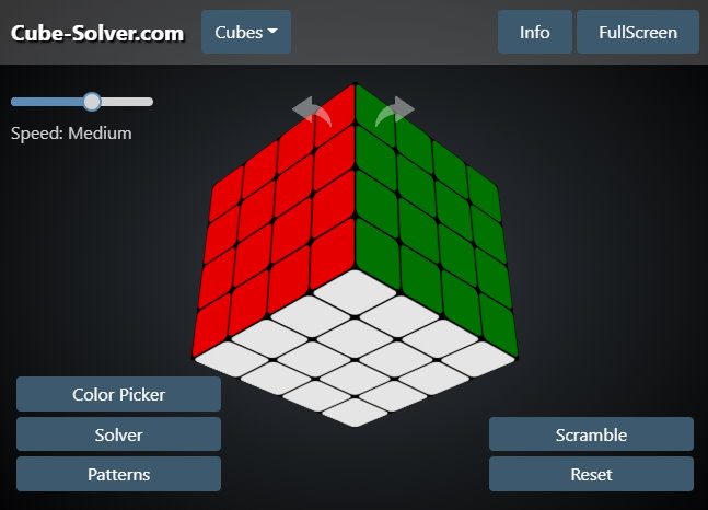 nxnxn cube solver online app