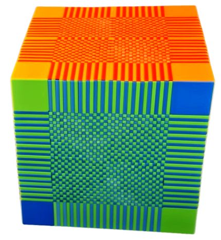 34x34x34 big rubiks cube record