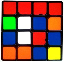 even white bar 4x4x4 cube