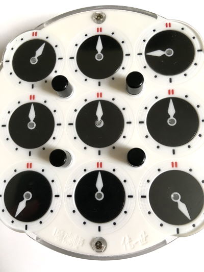 rubiks clock cross