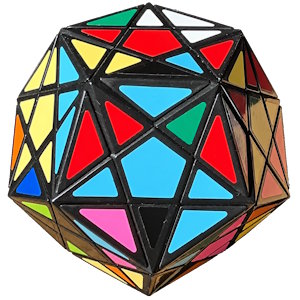 scrambled Starminx puzzle