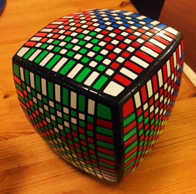 13x13 Rubiks superflip nxnxn