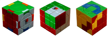 Crazy 3x3x3 plus cube-Mars 12 flipped-edges