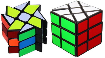 Odd Shape Concave Surface Forever Color Stickerless 3x3 3x3x3 Magic Cube Puzzle 